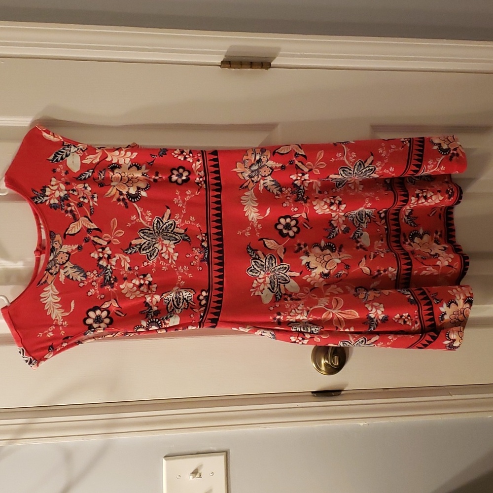 New York & Company Fit & Flare A-line Sleeveless Dress